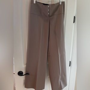 Poleci wide leg trousers with unfinished edge detail.  Size 8